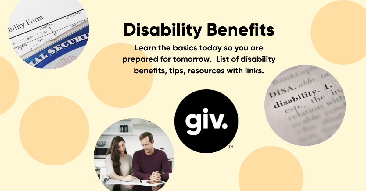 Disability Benefits - How to Apply with tips and links to help you be successful.