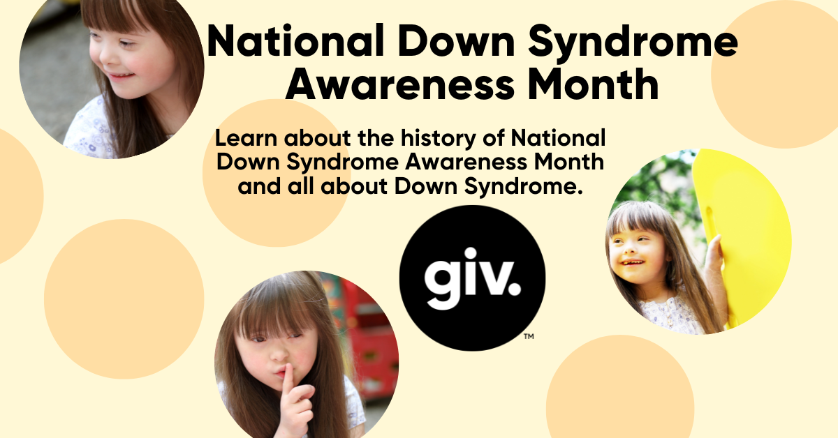national down syndrome awareness month