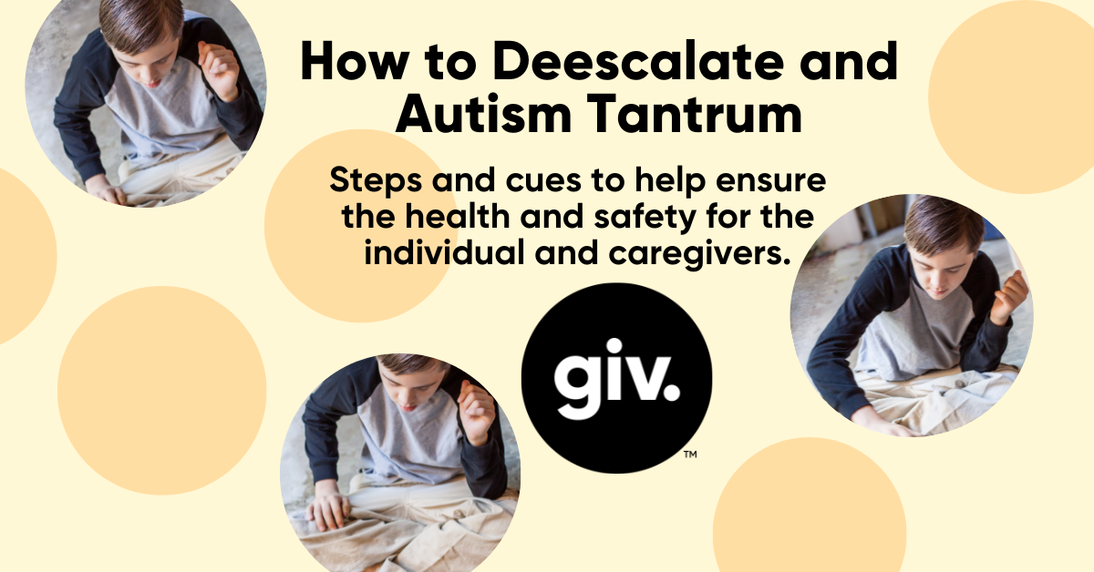 How to Deescalate Autism Tantrum