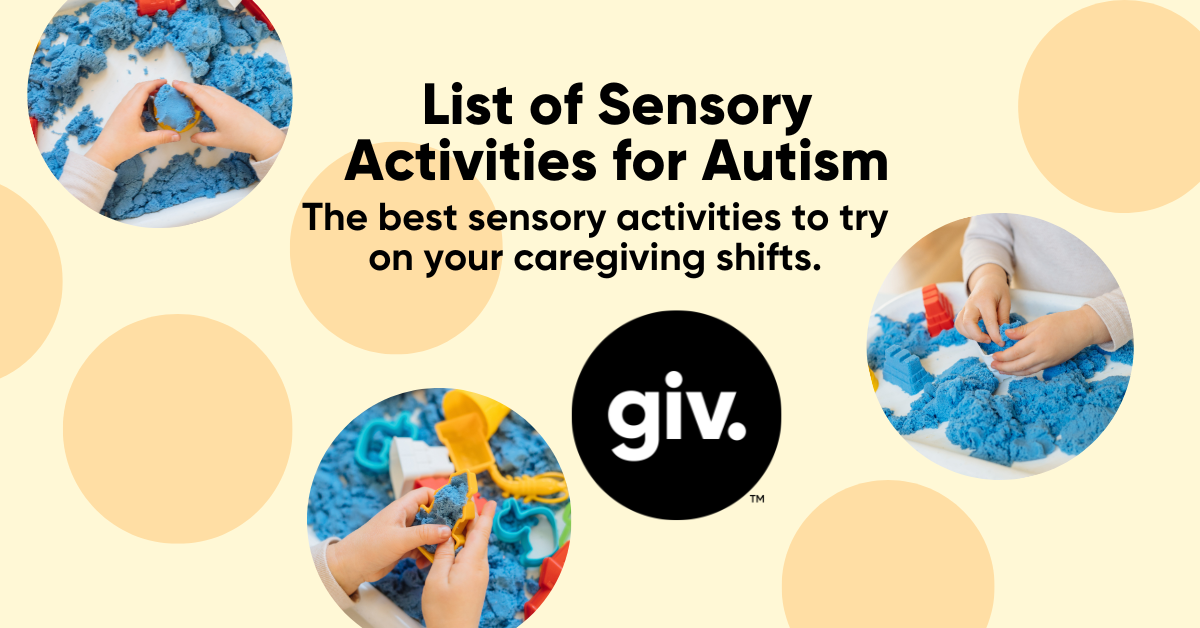 List of Sensory Activities for Autism