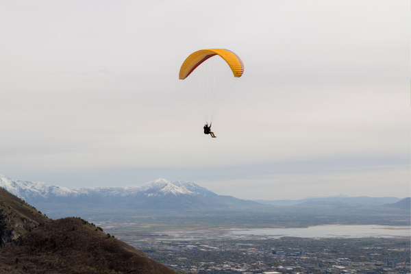 Adaptive Paragliding in Utah